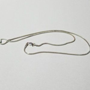 Sterling Silver Shiny Popcorn Chain with Lobster Claw Clasp-18"